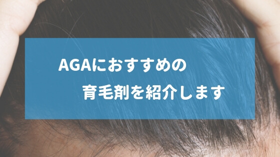 agaにオススメの育毛剤を紹介します (1)